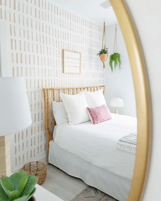 Easy Sponge DIY Painted Accent Wall by Wild Rose Country Home