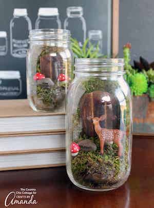  18. Fairy Garden Mason Jar Terrarium by Crafts By Amanda