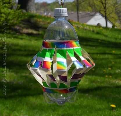 Plastic Bottle Wind Spinner by Crafts By Amanda