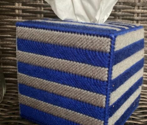 Plastic Canvas Tissue Box Pattern by The Melrose Family