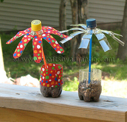 Plastic Water Bottle Flowers by Crafts By Amanda