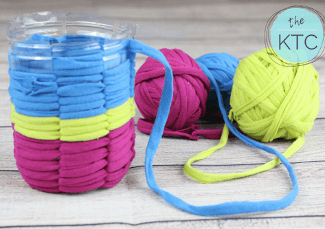 Recycled Plastic Bottle Craft by The Kitchen Table Classroom