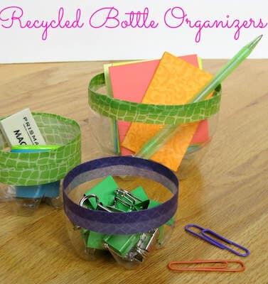 Recycled Plastic Bottle Organizers by Organized 31