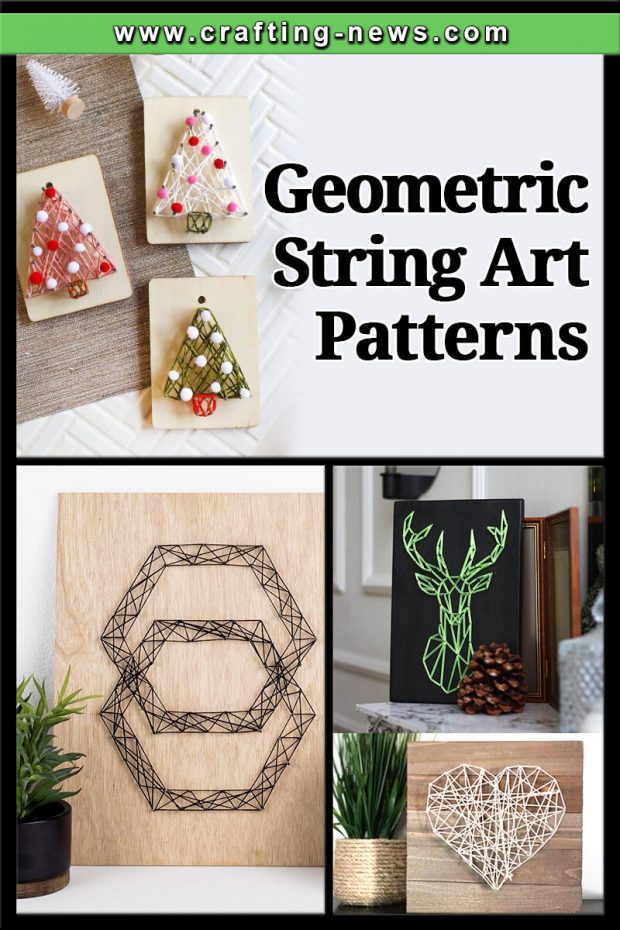 GEOMETRIC STRING ART PATTERNS