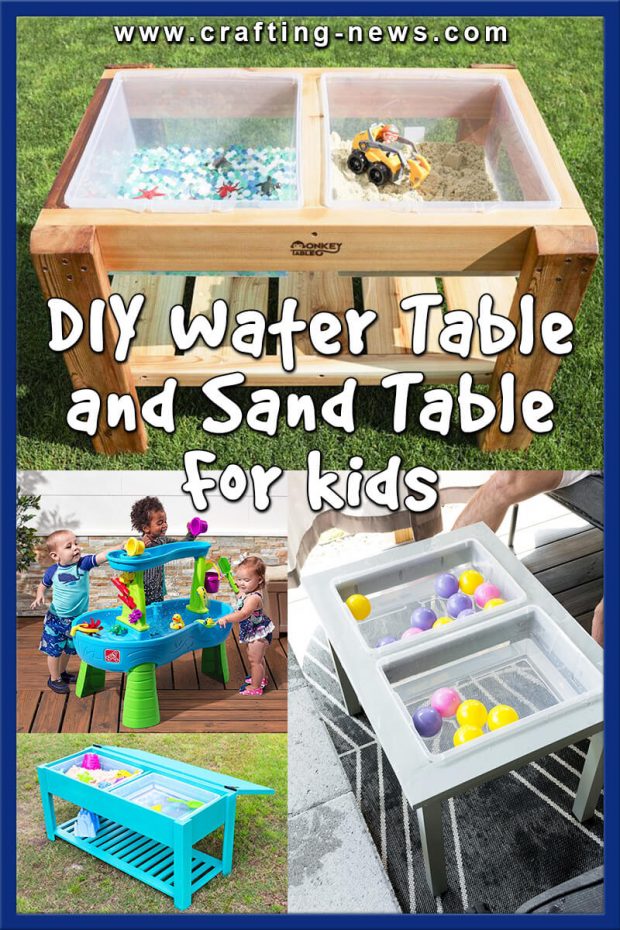 25 DIY WATER TABLE AND SAND TABLE FOR KIDS