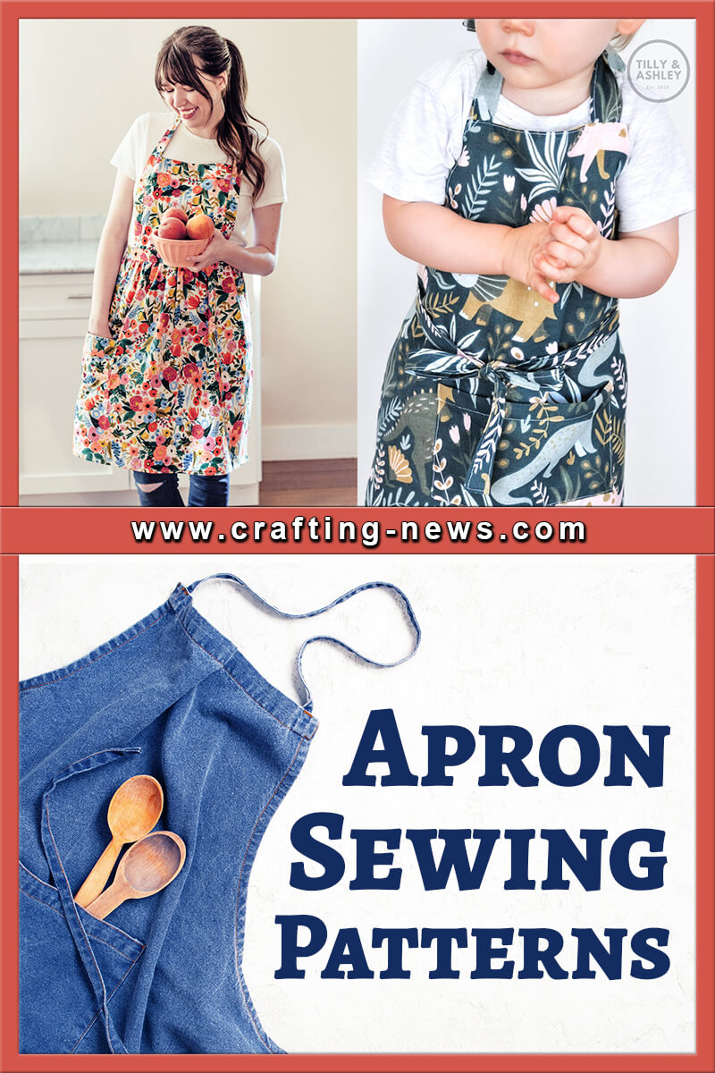 11 Cross Back Apron Sewing Patterns To Cook Up A Storm In Style