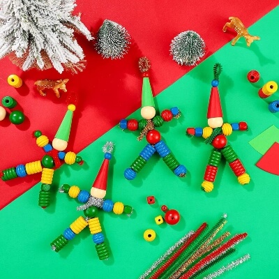 Christmas Pipe Cleaners Chenille Stems for Christmas Decorations