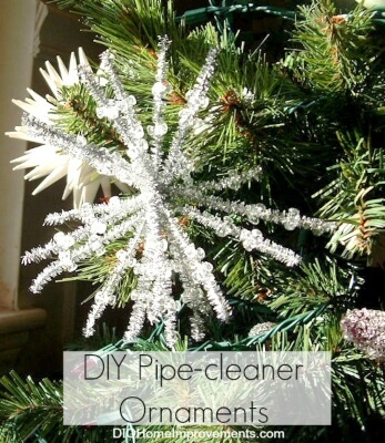 DIY Pipe Cleaner Christmas Ornaments from DIO Home Improvements
