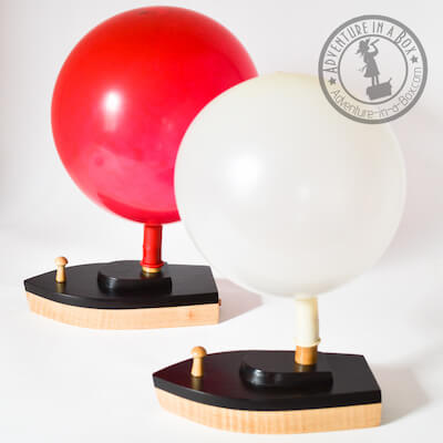 DIY Balloon-Powered Wooden Toy Boat by Adventure In A Box