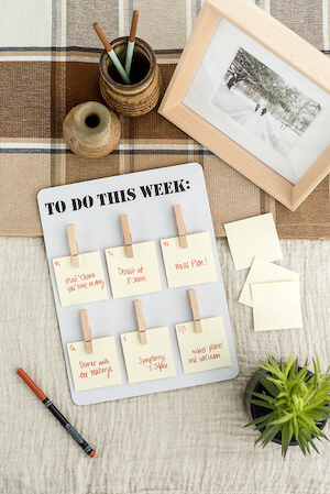DIY Days Of The Week To-Do List by Dream Green DIY