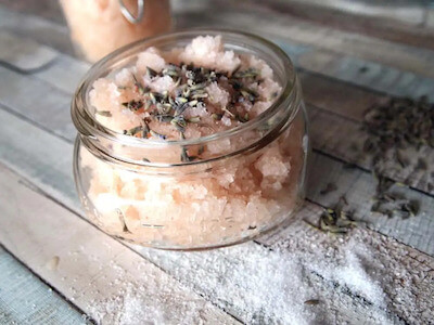DIY Foot Scrub at Home For Cracked Heels by Eco Living Mama