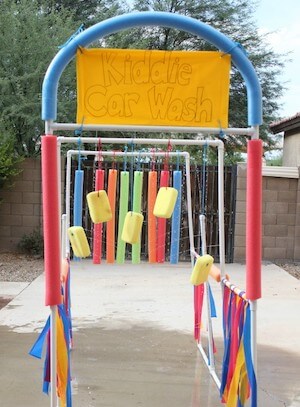 DIY PVC Pipe Car Wash Sprinkler by Mom Endeavors