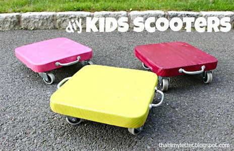 DIY Kids Scooter by Pretty Handy Girl