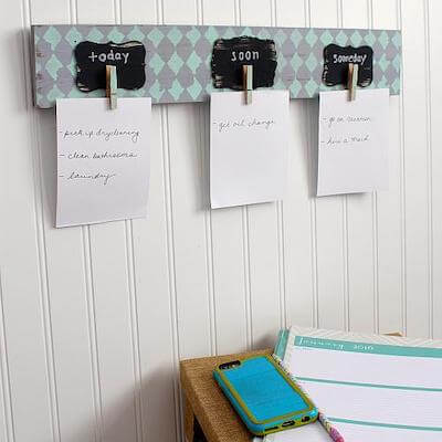 DIY Pallet To Do List Organizer by Deco Art