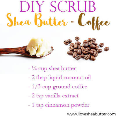 Shea Butter DIY Coffee Scrub by Beauty Munsta