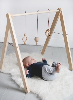 DIY Wooden Baby Gym by The Merry Thought