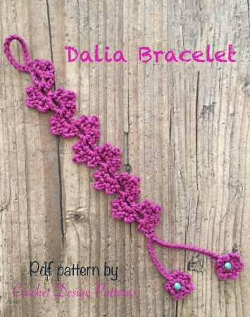 Dalia Boho Cuff Friendship Bracelet by SueSmithDesigns