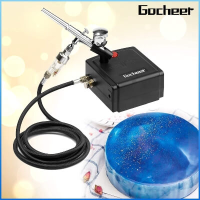 Gocheer Mini Airbrush Kit, Dual-Action Airbrush is a good choice for both beginners and more experienced users