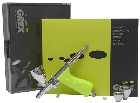 Grex Tritium.TG3 Double Action Top Gravity Airbrush have an easy-to-use design that is perfect for beginners and pros