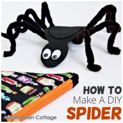 Cómo hacer arañas con limpiapipas
