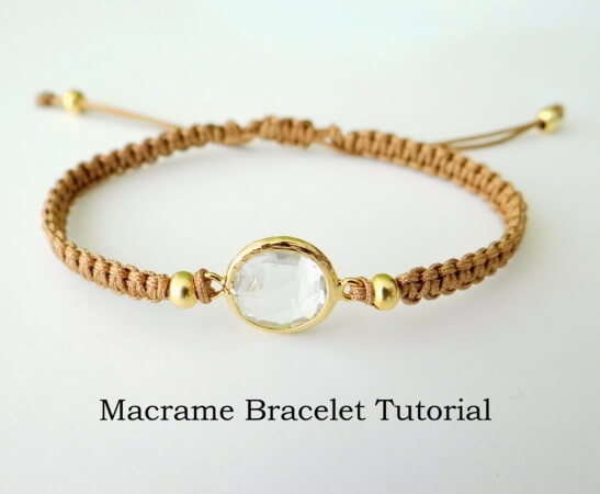 Macrame Beginner Friendship Bracelets Tutorial from MaisJewelry