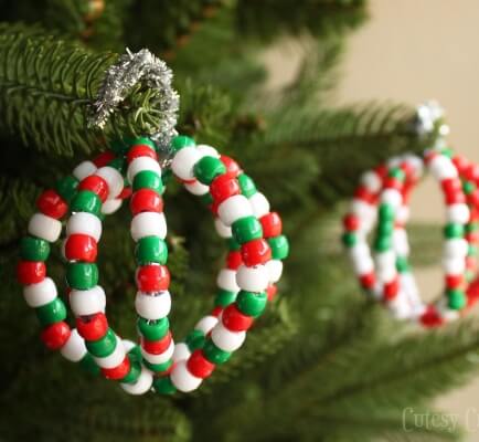 Tri-Shaped Beads Plastic Pipe Cleaners for Decorations