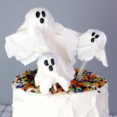 Chocolate Lollipop Ghosts by The Cake Blog