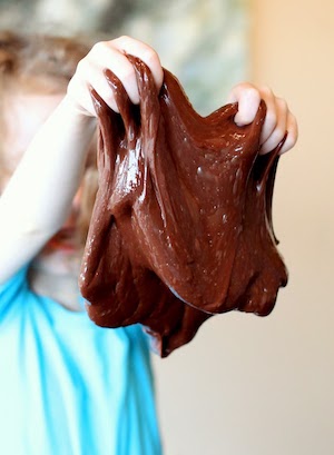 Chocolate Stretchy Slime Recipe by Fun At Home With Kids