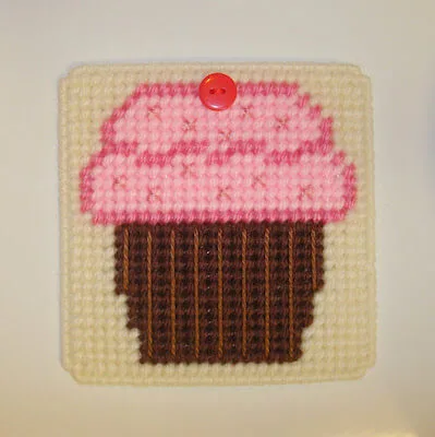 33 Plastic Canvas Patterns 17 Cupcake Plastic Canvas Coaster Pattern by DIY'S Hooks And Yarns