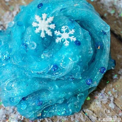 Frozen Inspired Elsa Slime by The Chaos And The Clutter