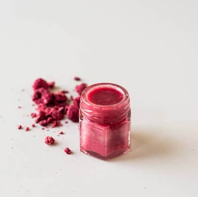 Homemade Raspberry Lip Balm by Hello Glow