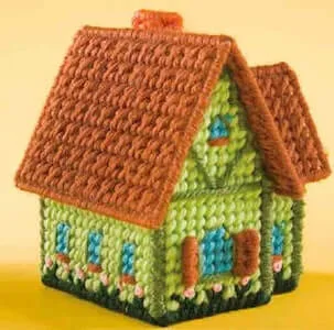 33 Plastic Canvas Patterns 33 Mini Village Houses Plastic Canvas Pattern by Fairy Penguin Crafts