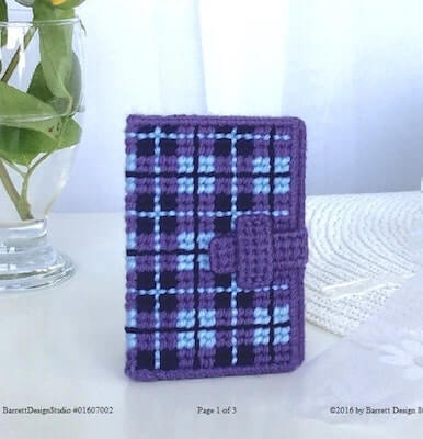 Plastic Canvas Needle Book Pattern by Barrett Design Studio