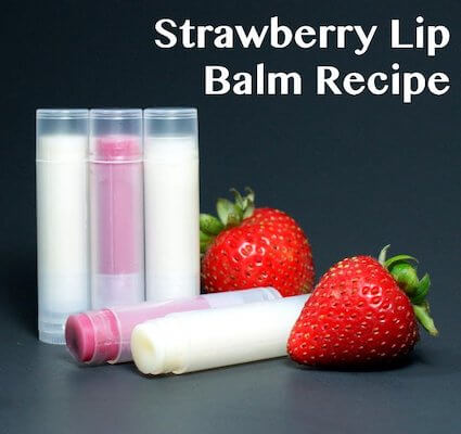 Strawberry Lip Balm Recipe by Soap Deli News