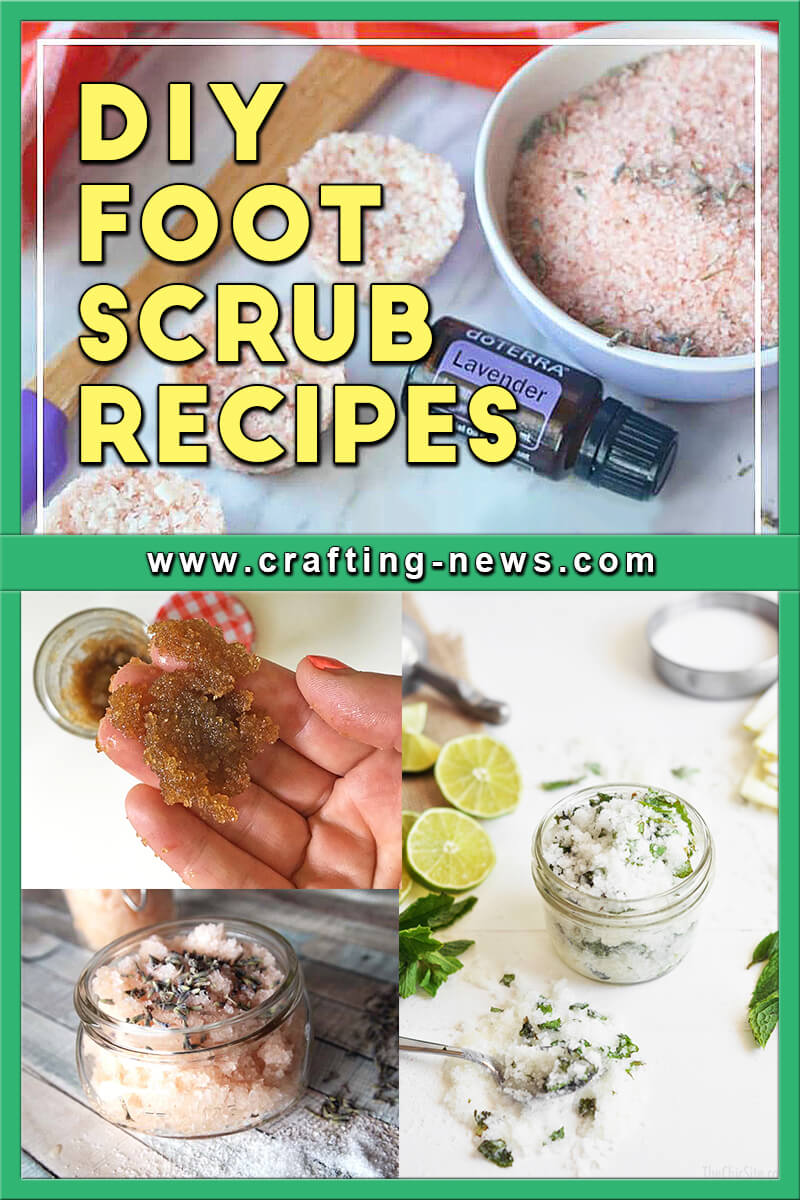 15 DIY Foot Scrub Recipes - Crafting News