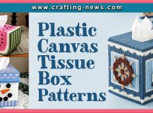 PLASTIC CANVAS TISSUE BOX PATTERNS