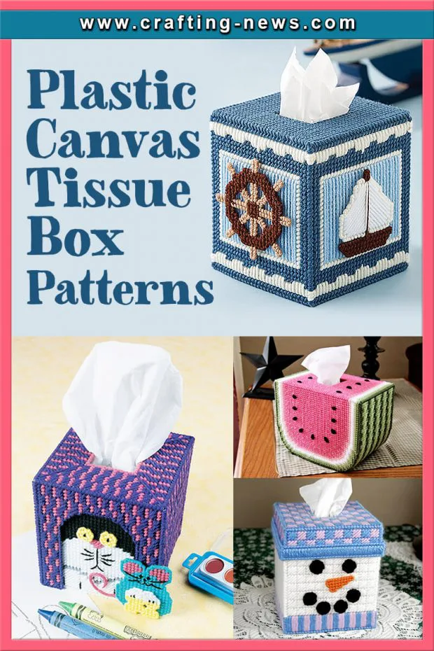 PLASTIC CANVAS TISSUE BOX PATTERNS