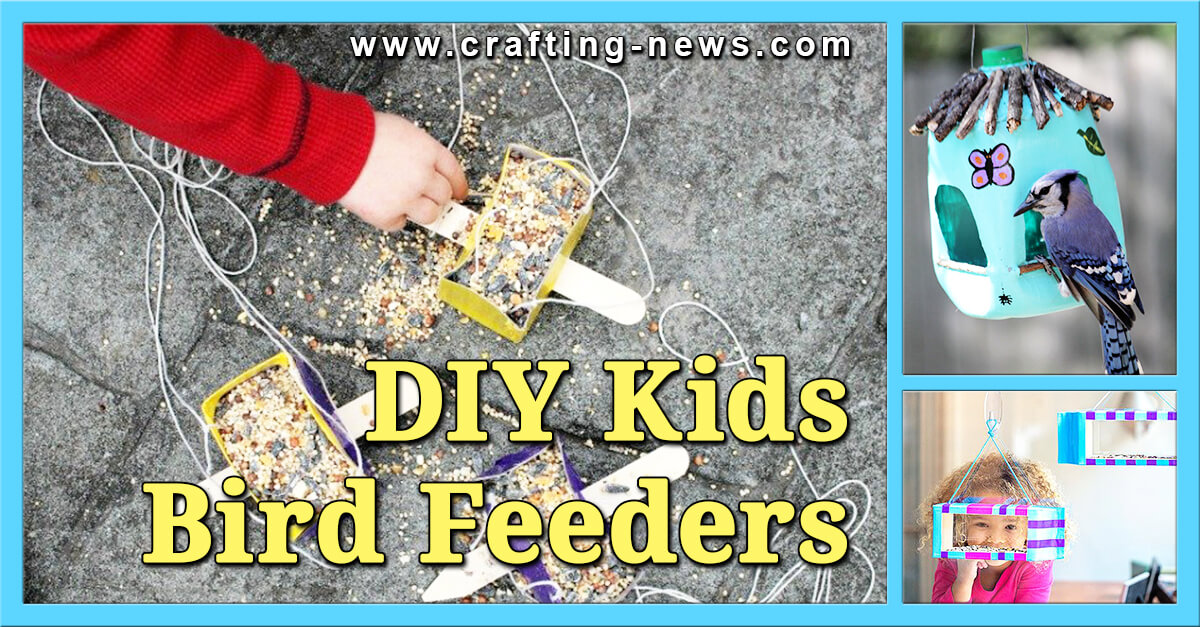 DIY Kids Bird Feeders