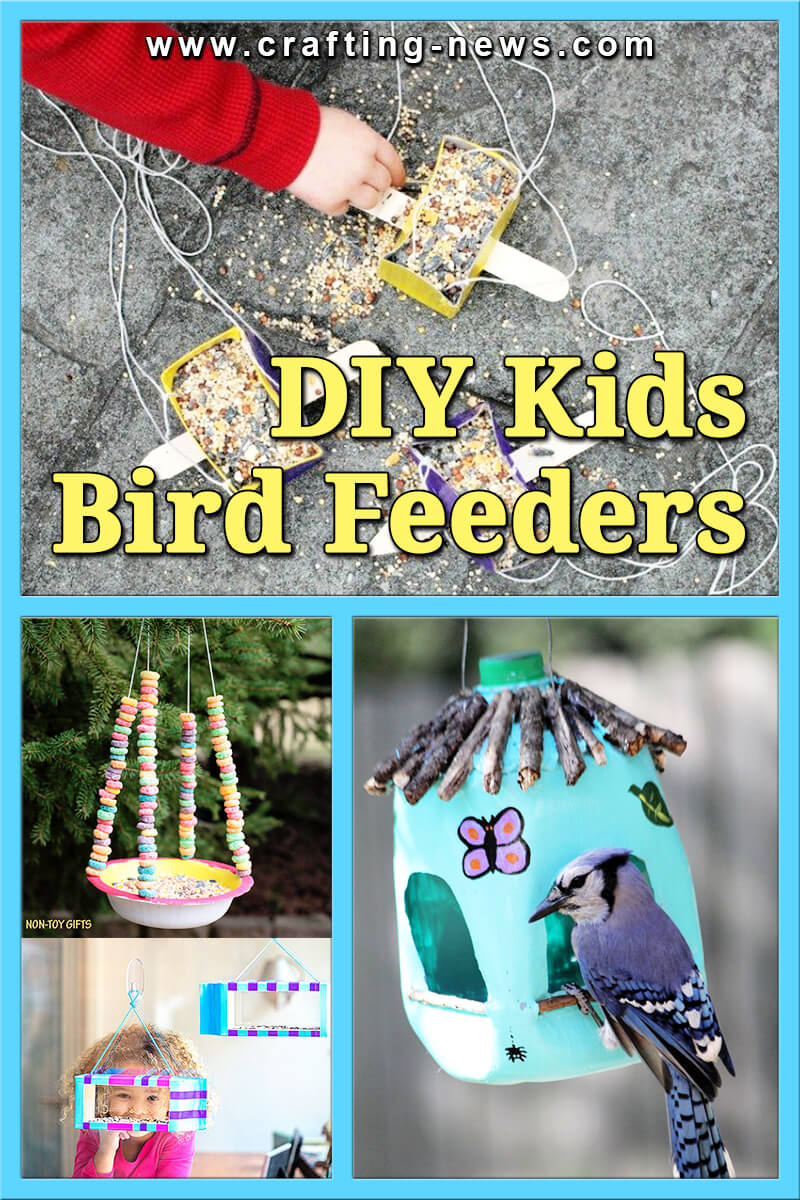 DIY Kids Bird Feeders