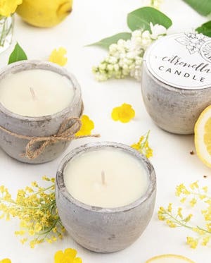 DIY Citronella Candle Recipe by Country Hill Cottage