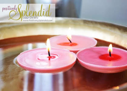 DIY Floating Citronella Candles by Positively Splendid