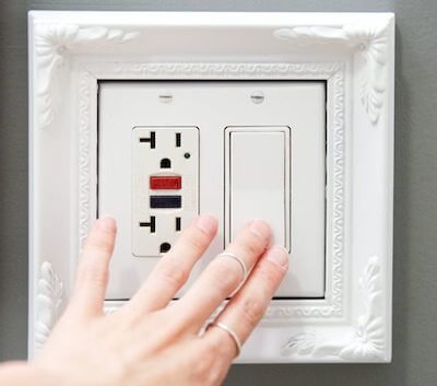 DIY Light Switch Frame by Rachel Hollis