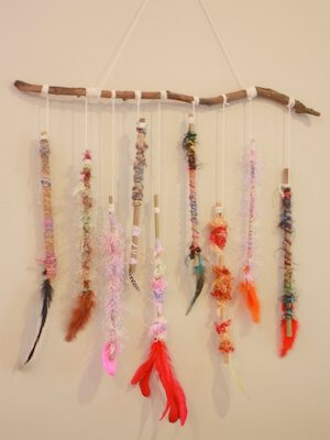 DIY Stick Dreamcatcher With The Kids by Handmade Kids