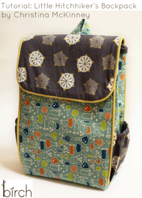 Little Hitchhiker's Backpack Tutorial by Christina McKinney