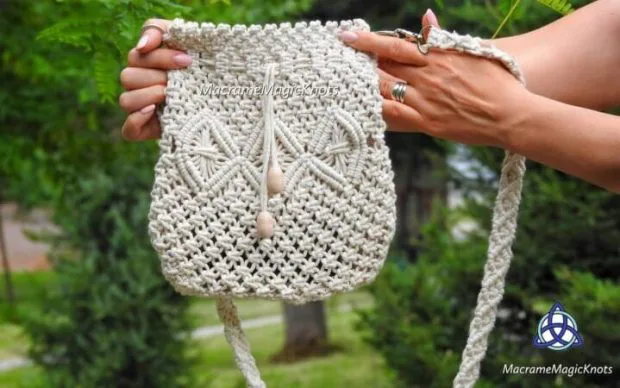 Macrame Bag Pattern by MacrameMagicKnots