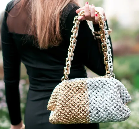 Macrame Pattern Clasp Purse by IlovecreateStore
