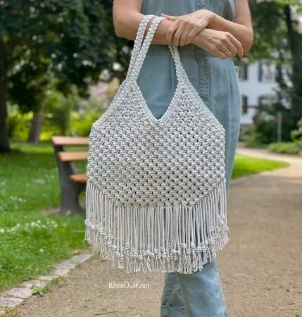 NEW Macrame Bag Tutorial by MacrameMagicKnots