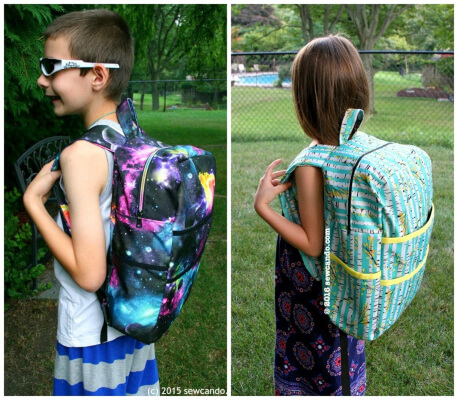 Sew Can Do Space Saver Backpack Pattern by thegreenhedgehog