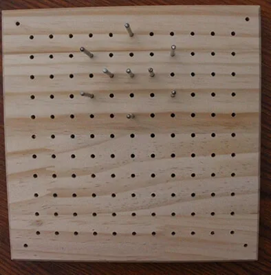 Wooden blocking Macrame board with Stainless Steel Pins