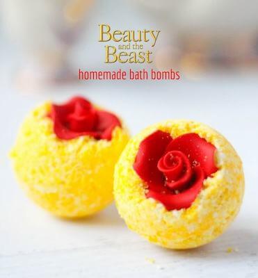 Beauty And The Beast Homemade Bath Bombs 